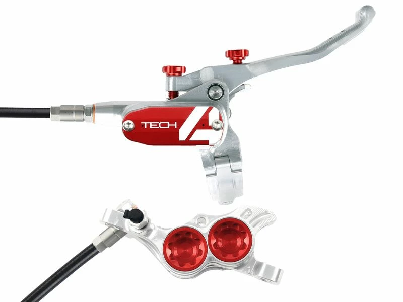 Hope Frein à Disque Arrière Tech 4 V4 Argent / Rouge 2023 4 Hope Frein à Disque Arrière Tech 4 V4 Argent / Rouge 2023 – Image 2