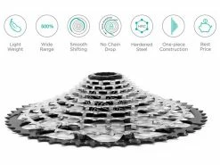 Garbaruk Cassette Standard HG 11 Vitesses Rouge -VTT Soldes Magasin 433081 2