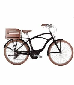 Cruiser à Assistance électrique EMaui 26" Homme Noir 2019